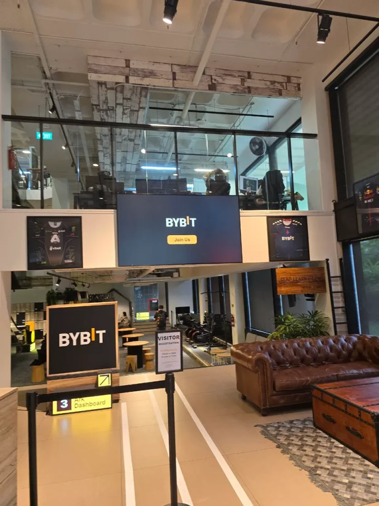 海外取引所のBybitの本社オフィス