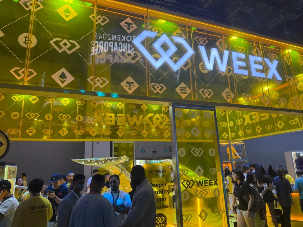大手海外仮想通貨取引所のWEEXがスポンサーとして参加