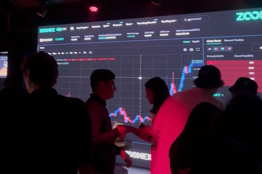 海外仮想通貨取引所のZOOMEXはシンガポールで開催されたTOKEN2049でクラブを貸し切ってサイドイベントを実施